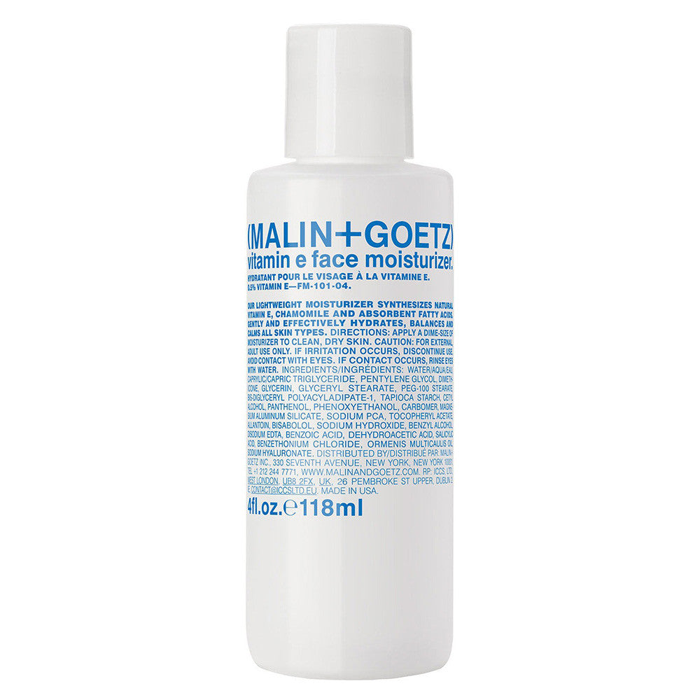 MaLIN+GOETZ Vitamin E Face Moisturizer 4Oz (118 ml)
